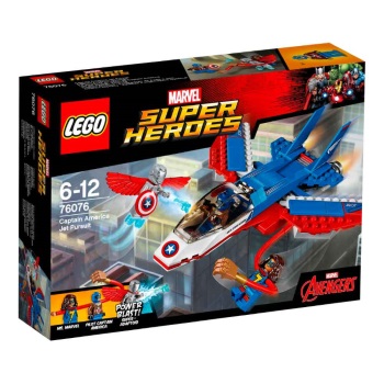 Lego set Super heroes Captain America_ et pursuit LE76076